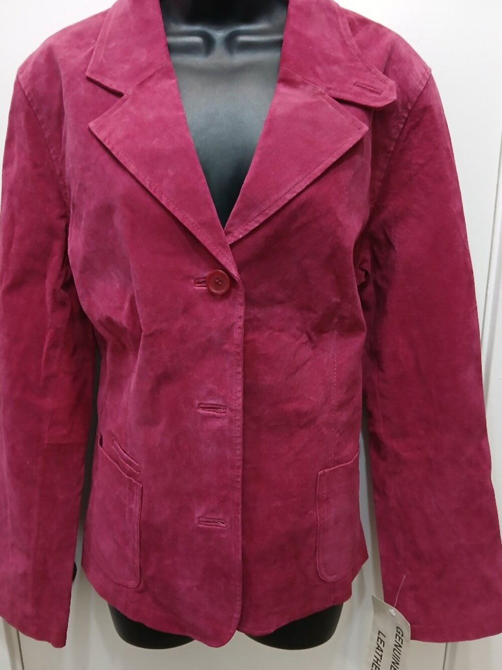 Chadwicks Dark Pink Suede Blazer❤️